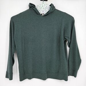 Tommy John Hoodie Mens 2XL Hunter Green Thermal Knit Pullover Long Sleevei